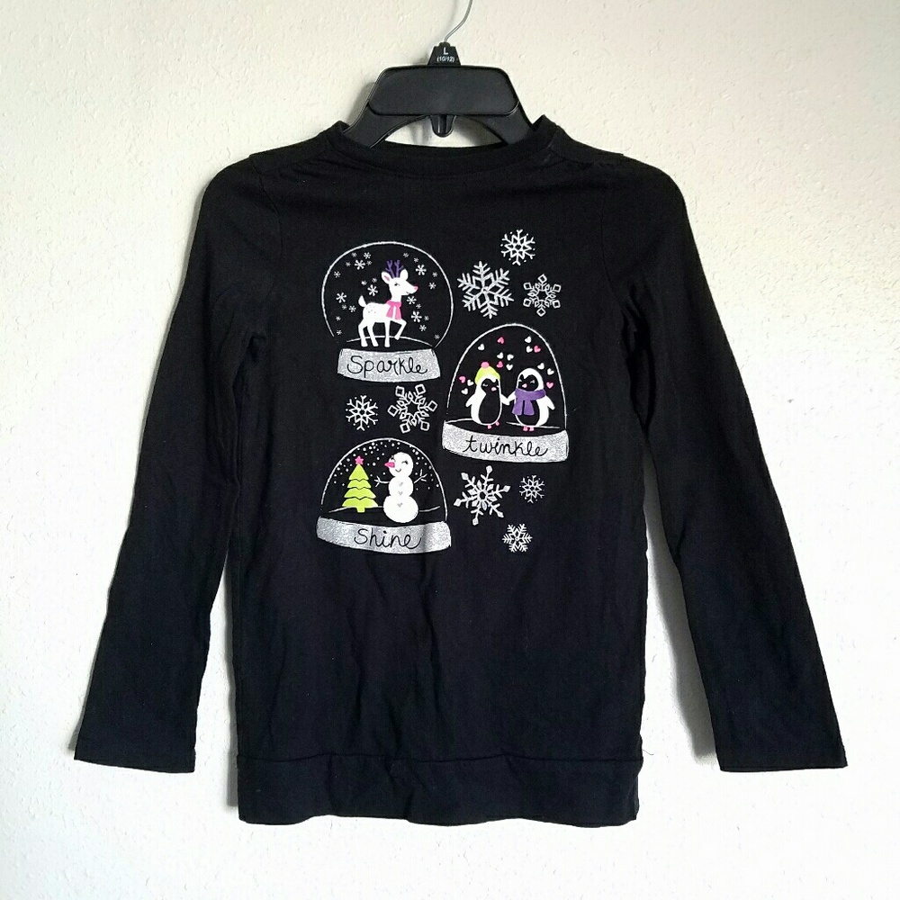 Girls winter holiday sweatshirt